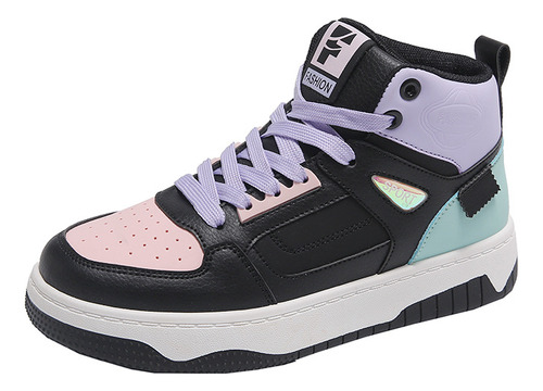 Zapatillas Deportivas Informales De Colores Combinados