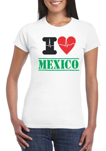 Playera Yo Amo México Turismo Y Orgullo Mexicano Viva México