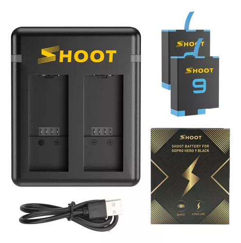 Kit de batería o cargador para GoPro Hero 10 9 8 7 6 5, accesorios Gopro  para cámara de acción Original Go Pro Hero10 Hero8 Hero9 Black – Los  mejores productos en la tienda online Joom Geek