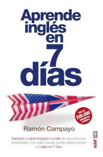 Libro Aprende Inglés En 7 Días - Campayo, Ramon