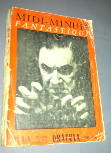 Revista Midi Minuit Fantastique Dracula Cine Terror Lugosi (Usado)