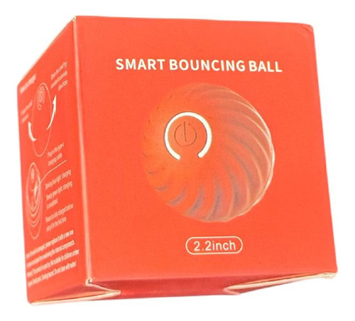 Oxyglow Pelota Interactiva Para Perros, Bola De Juguete Activa Duradera, Bola Giratoria De Movimiento Automático Para Cachorros/perros Pequeños/medianos, Recargable Por Usb