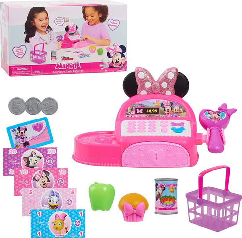 Disney Junior Minnie Mouse Bowtique - Caja Registradora Color Rosado