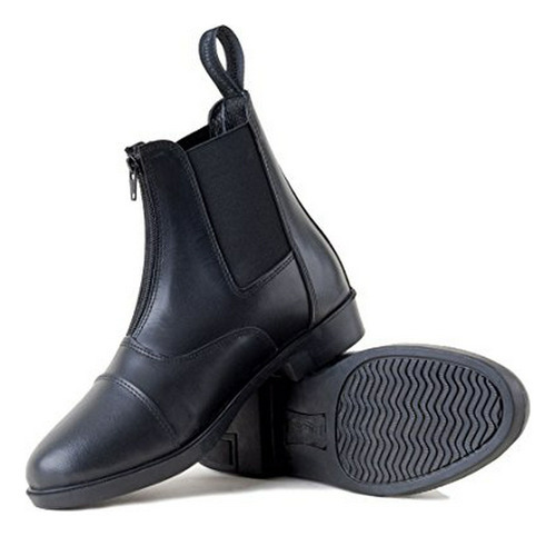 Rhinegold 0 Jodhpur Boots Paddock, Negro, Ee. Uu. Asia Talla