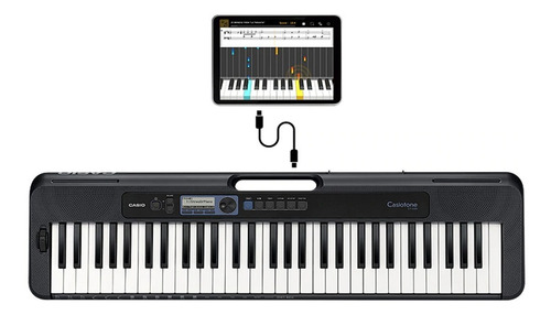 Casio Ct-s300 Teclado Digital 61 Teclas Audifonos Base Funda