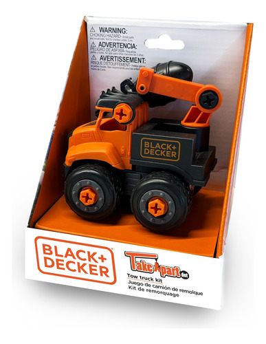 Camión Grúa Remolque Construcción Desmontable Black+decker