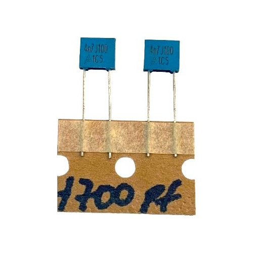 Kit Com 2 Capacitor Poliester 4700pf 4,7nf 4n7 100v Epcos