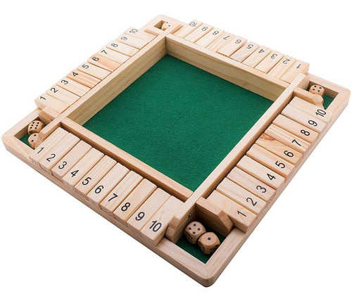 4-way Cierra La Caja Juego De Dados Por Growupsmart (2-4 Jug