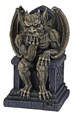 Diseño De La Estatua Del Trono De Gárgola De Toscano Hemlock