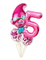 Comprar Troll Poppy  Globos Kit X 4 Globos