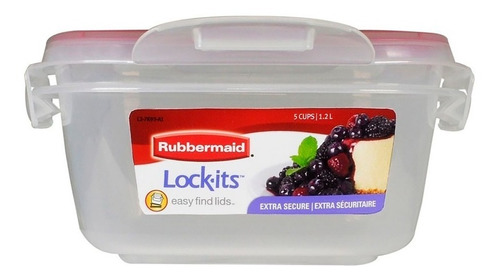 Lonchera Plástica Porta Comidas Rubbermaid Envase 1.2 L