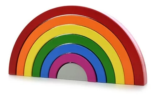 Tercera imagen para búsqueda de arco iris madera