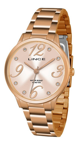 Relogio Lince Feminino Lrrh136l R2rx Rose Analogico Cor Da Correia Rosê