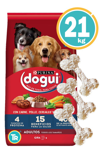 Dogui Perros + Dentalstix Y Comedero Doble Y Envío S/cargo