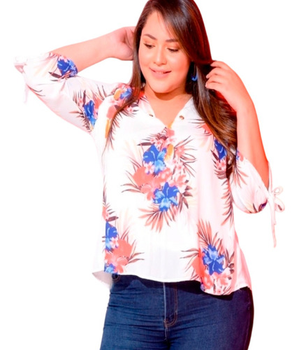 Blusa Moda Elegante Mujer Elegante Fiestas