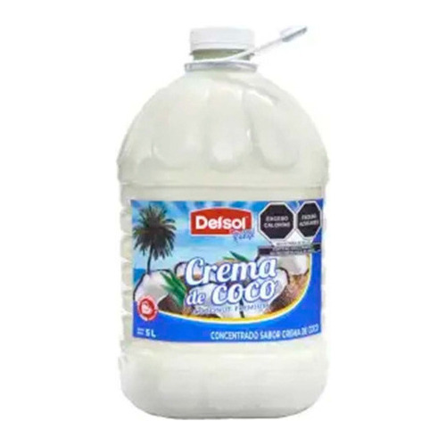 Concentrado Delsol Sabor Crema De Coco 5 Lts