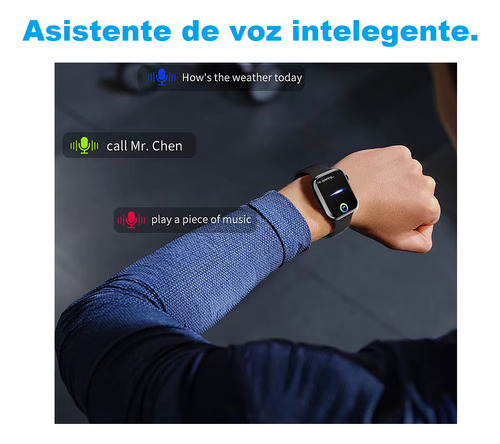 Isdewatch Watch 10 Pro Max Reloj Inteligente Con Correa De Hebilla Smartwatch Bluetooth, Pantalla Táctil De 1.9 Pulgadas Sensor Cardíaco Y Oxígeno Llamadas Notificaciones Negro