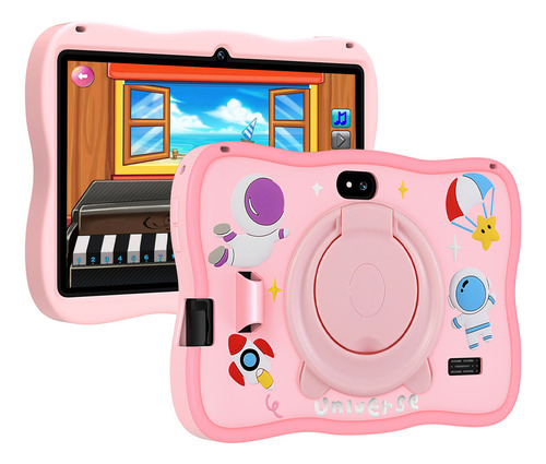 Tablet Infantil Handdon E18 Com Capa De 8.1 Polegadas De 64 Gb E 4 Gb De Ram Android Os Parental Control Wifi Gps Kids Space