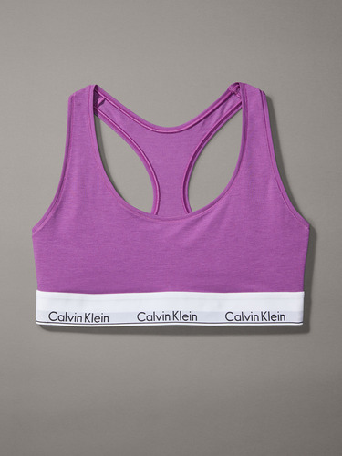 Bralette Modern Cotton Morado Calvin Klein