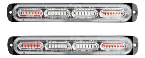 2pcs Car Truck 24 Led Barra De Luz Intermitente