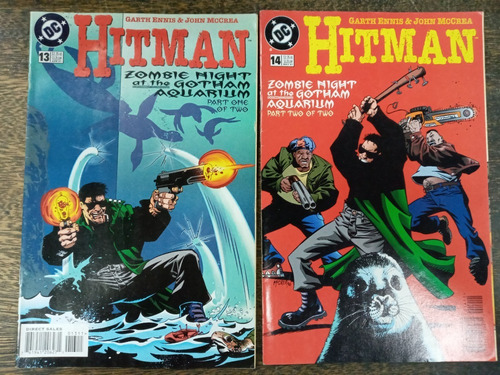 Hitman * Zombie Night At The Gotham Aquarium * 2 Revistas *