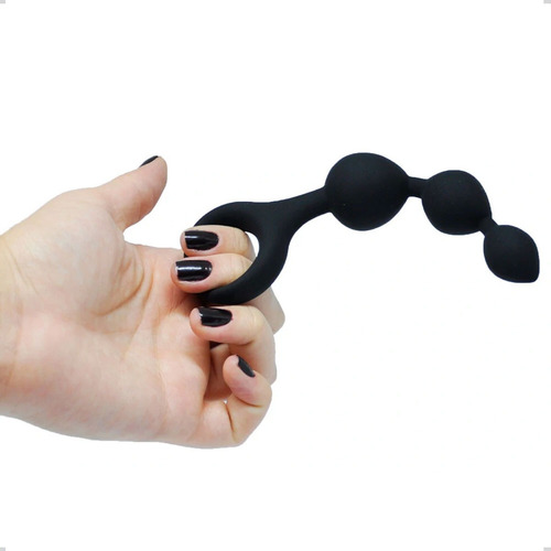Bolas negras para el pompoarismo y la estimulación anal