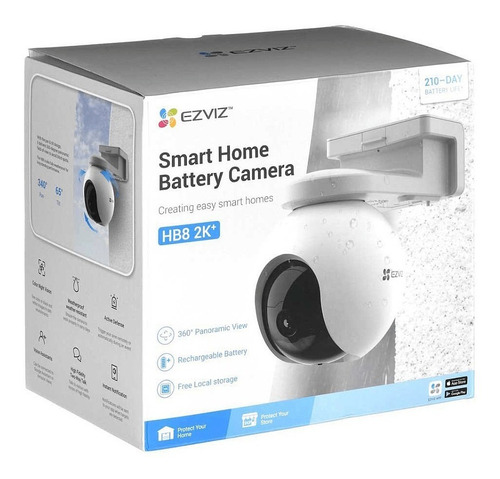 Imagen 4 de 5 de Camara Wifi Pt Ezviz Hb8 2k+ Con Bateria