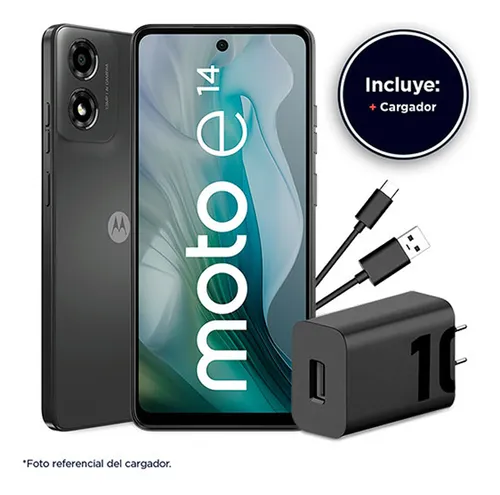 Motorola E14 Gris 64gb Ram Gris Claro