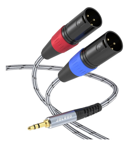 Cable Estereo Trs Doble Xlr Macho Pro In Divisor Microfono