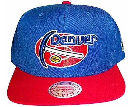 Gorra De Béisbol Hombre - Denver Nuggets Azul-rojo Dos Tonos