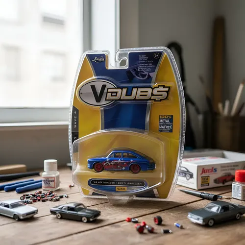 Coleção Miniatura Jada Toys Vw 1600 Tl 1965 Metal 1:64 Raro
