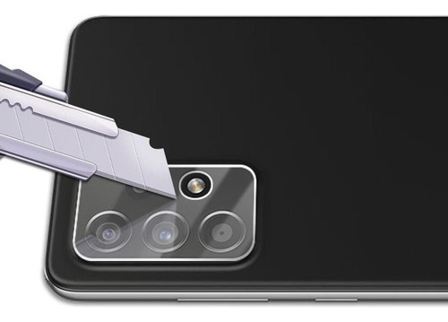 Imagen 2 de 5 de Samsung Galaxy A52 Pack 2 Láminas Vidrio Templado Cámara