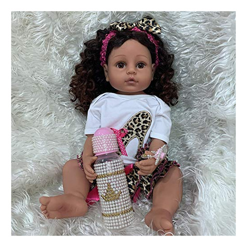 Angelbaby Reborn Toddle Doll Girl Black, 24 Pulgadas Tblfa