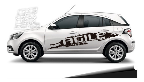 Calco Chevrolet Agile Paint Juego