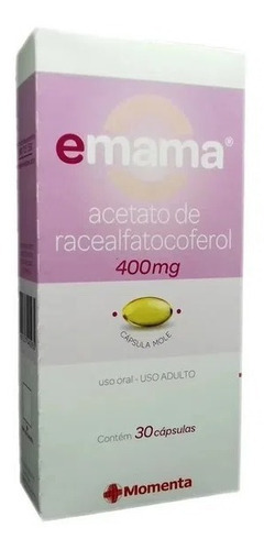 Emama 400mg Com 30 Cápsulas Sabor Sem Sabor