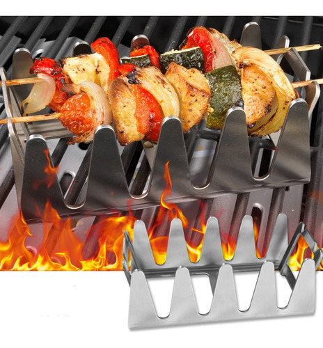 Brochetas Universales De Acero Inoxidable Para Kebab
