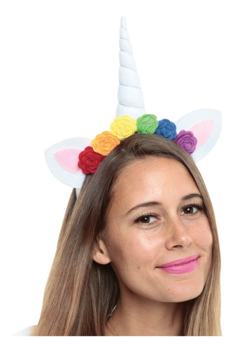 Diadema De Unicornio Disfraz Unicornio Fiesta Pride Cosplay