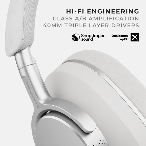 Auriculares Cambridge Audio Melomania P100 Bluetooth Blancos