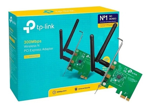 Tarjeta Wireless N 300 Mbps Pci Express Tp-link Tl-wn881nd