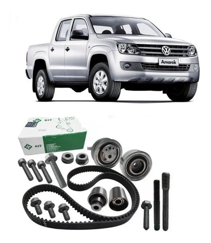 Kit Correia Dentada + Tensores Amarok 2.0 Tdi Original Ina