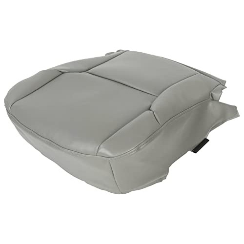 Funda De Asiento Inferior De Cuero Gris Lado Del Conduc...