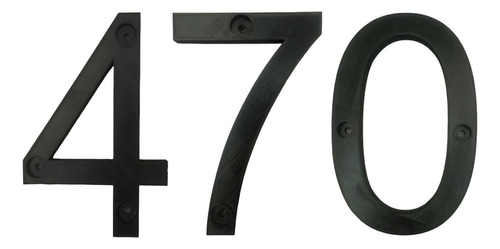3d Números Para Residencias, Mxgnb-470, Número 470, 17.7cm A