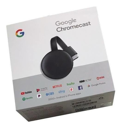 Google Chromecast 3 Nuevo Sellado Tienda Garantía No Fire Tv