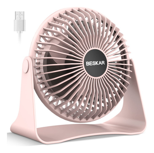 Beskar Ventilador De Escritorio Usb Personal, Pequeno Ventil