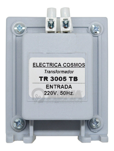 Transformador Cosmos 220/24v 50w Con Tapas Y Bornera Pack X3