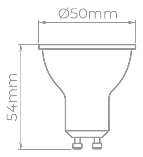 Kit 2 Lâmpadas Dicroica Par16 3000k 6w Stella Sth8535/30