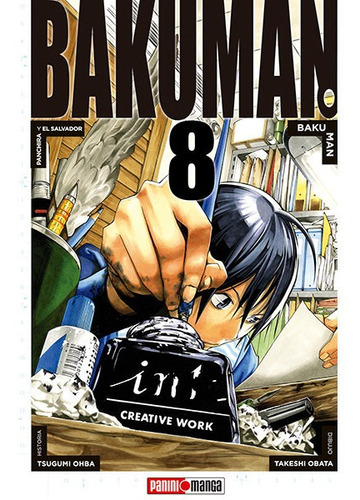 Manga Panini Bakuman Tomo 8