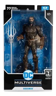 Boneco Aquaman Dc Multiverse Justice League Articulado