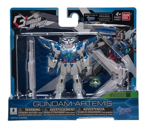 Muñeco Figura Gundam Infinity Artemis Articulado Bandai
