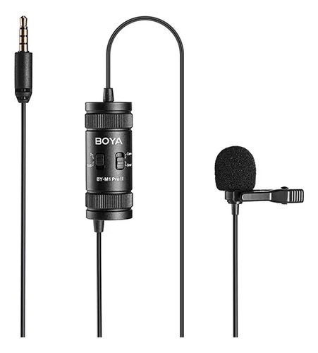 Boya By-m1 Pro Ii Micrófono Lavalier Con Salida De